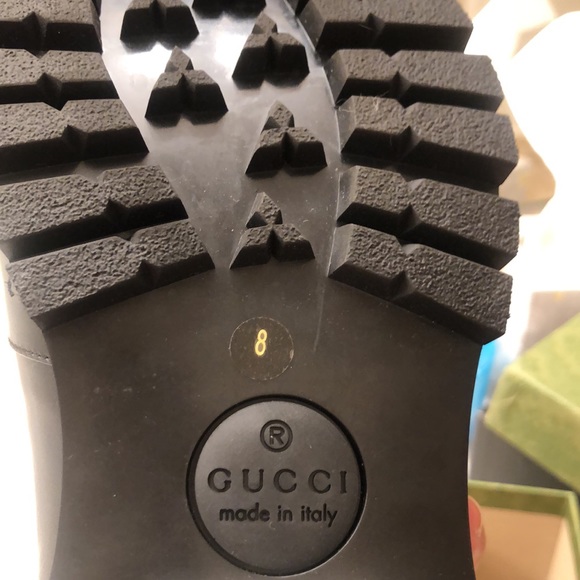 Gucci Shoe Lug Sole -up Size 8 - Picture 8 of 8